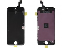 Дисплей iPhone 5S/iPhone SE + тачскрин черный (LCD Оригинал/Замененное стекло) 