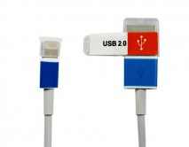 Кабель Lightning - USB белый с колпачком 