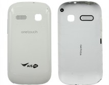 Задняя крышка Alcatel OneTouch Pop C3 4033D белая 1 класс