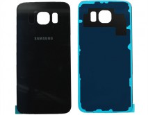 Задняя крышка Samsung G920F Galaxy S6 черная 1 класс