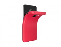 Чехол Samsung A730F A8+ Anycase TPU матовый красный, 140247 