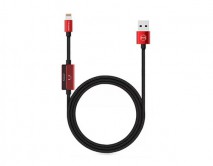 Кабель McDodo CA-5022 2in1 Lightning - Lightning audio -USB красный, 1,2м