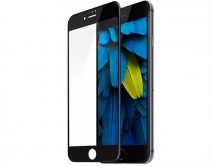 Защитное стекло iPhone 7/8 Plus 6D (тех упак) черное