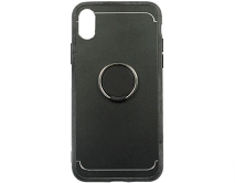 Чехол iPhone X/XS Motomo RING черный