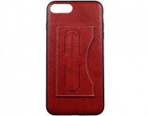 Чехол iPhone 7/8 Plus Kanjian Card с держателем красный
