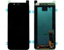 Дисплей Samsung A600FN Galaxy A6 (2018) + тачскрин черный (AMOLED Оригинал/Замененное стекло)