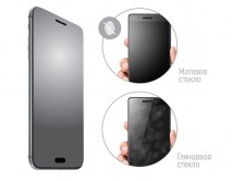 Защитное стекло Samsung A730F Galaxy A8+ (2018) матовое черное