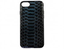 Чехол iPhone 7/8/SE 2020 Leather Reptile (синий)