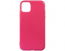 Чехол iPhone 11 Силикон 2.0mm (ярко-розовый)
