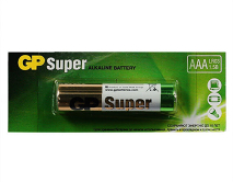 Батарейка AAA GP Super LR03 5-BL, отрывные по 1шт в блистере, цена за 1шт 