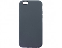 Чехол iPhone 6/6S Силикон Matte 2.0mm (темно-синий)