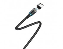 Кабель Borofone BU16 Skill magnetic micro - USB черный 