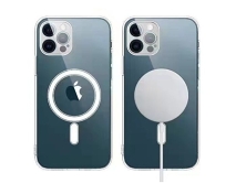 Чехол iPhone 11 Acrylic MagSafe, с магнитом, прозрачный