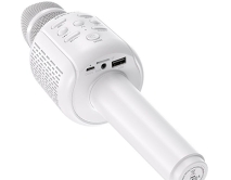 Колонка-Микрофон Borofone BF1 Rhyme, белый, BT V5.0, 1200mAh,TF/USB 