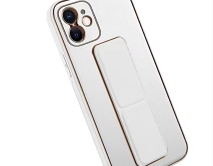 Чехол iPhone 11 Sunny Leather+Stander (белый)