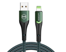 Кабель McDodo CA-7841 lightning - USB зеленый, 1,2м 