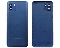 Задняя крышка Samsung A035F A03 синяя 1 класс