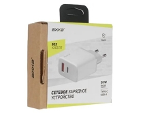 СЗУ-1USB + USB-C Axxa PD 3.0, QC 3.0, 20W, белый, 2404