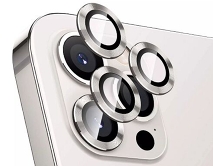Защитная накладка на камеру iPhone 12 Pro серебристая (комплект 3шт)
