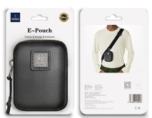 Чехол-сумка WIWu E-Pouch, с карабином, 11*8.5*3cm (черный)