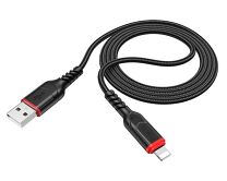 Кабель Hoco X59 Lightning - USB черный, 2м