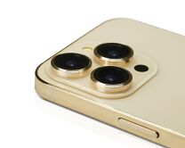 Защитная накладка ANANK на камеру iPhone 14 Pro/14 Pro Max золотая (комплект 3шт)