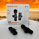 Микрофон петличный беспроводной Borofone BFK12 для iPhone